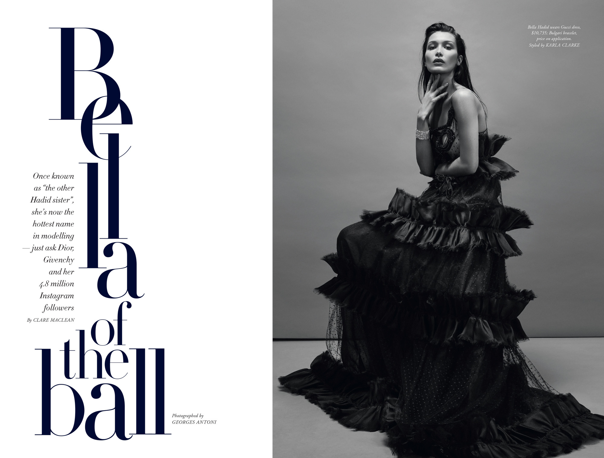 Bella Hadid - Harper's Bazaar Australia